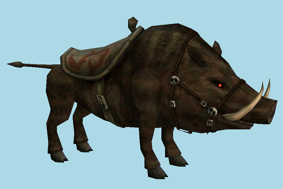 Zelda Capital Boar Animal 3d model